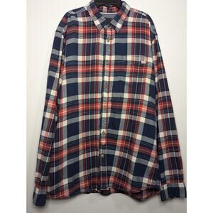 Jack & Jones Vintage Flannel Red & Blue Size XL